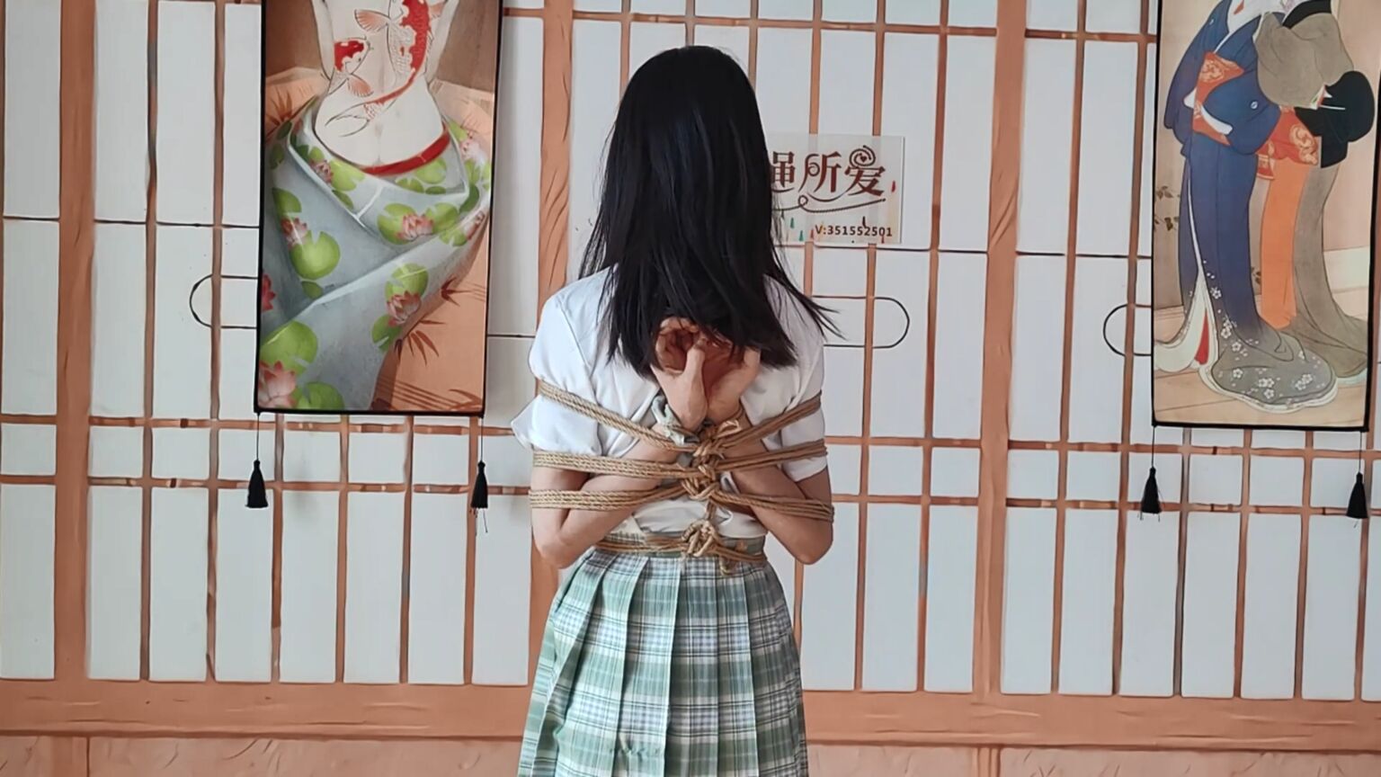 一绳所爱，格子裙子太好看了！