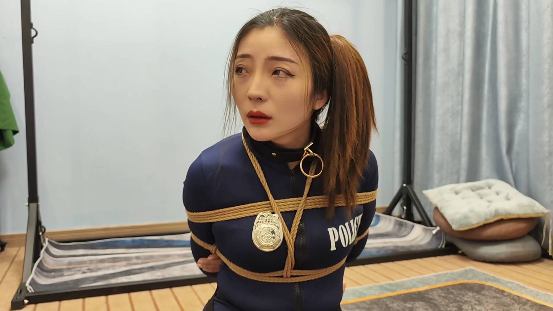 逍遥原创，蓝色裙子很不错！