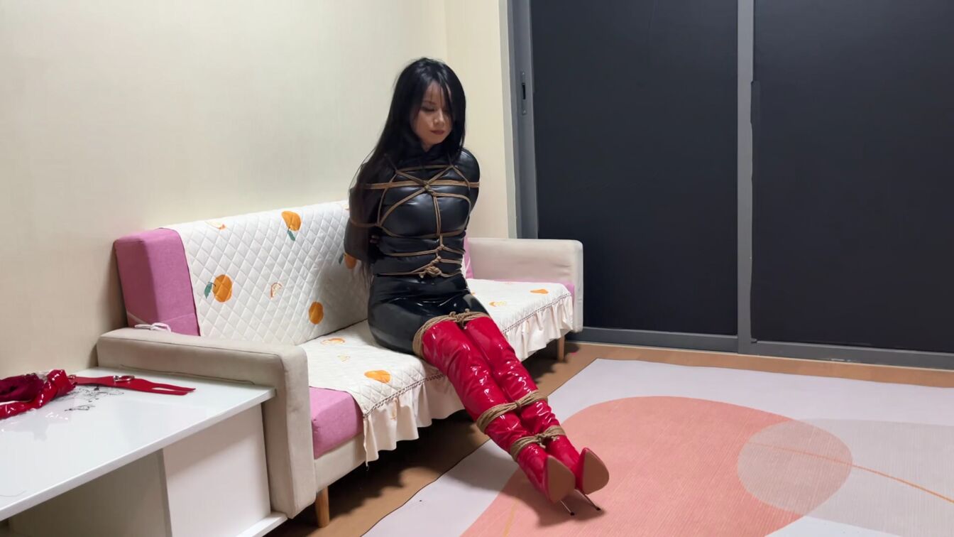 素人原创，红色靴子好看啊！